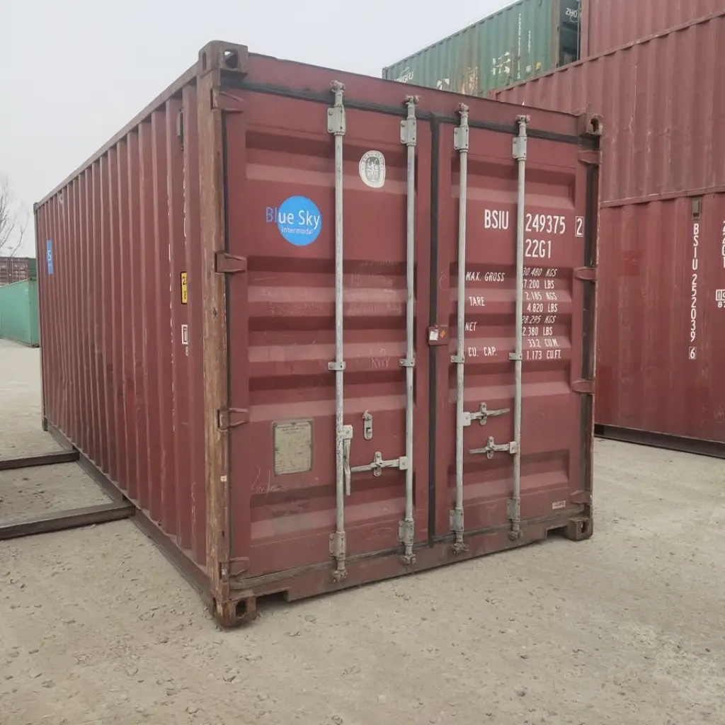 Used 20ft Standard Shipping Containers